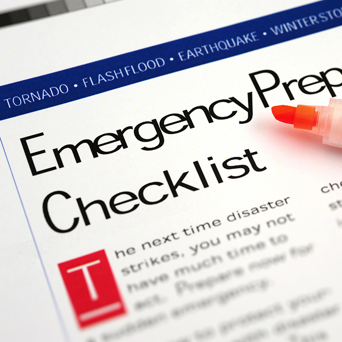 emergency preparedness checklist