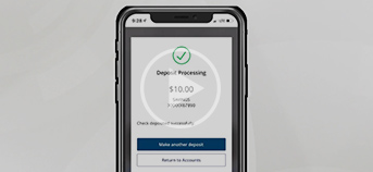 Mobile check desposit video thumbnail