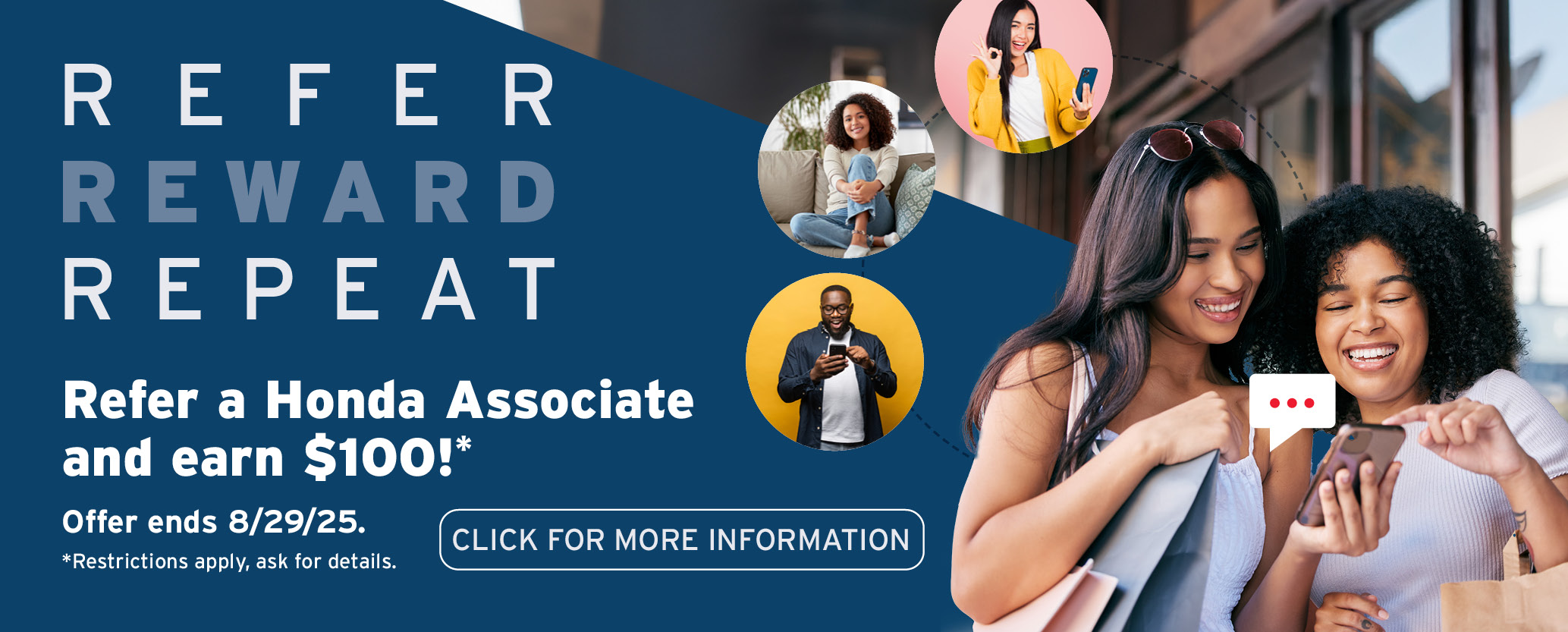 Refer a Honda Associate and earn $100!