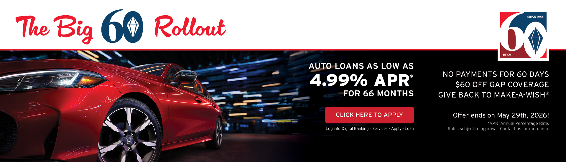 Spring 26 Vehicle Promotion