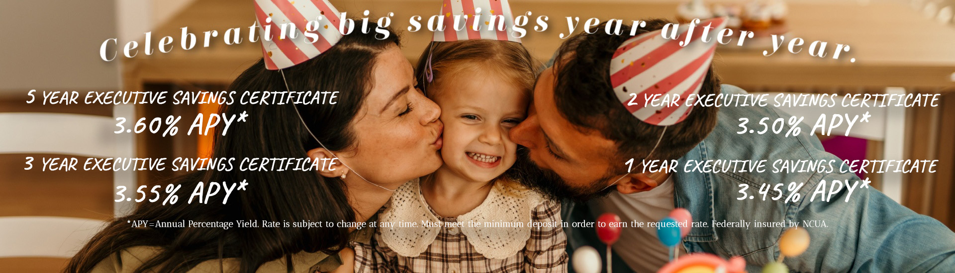 Celebrating big savings year after year.