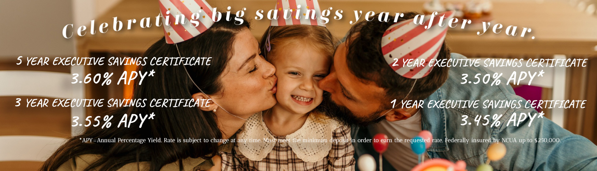 Celebrating big savings year after year.